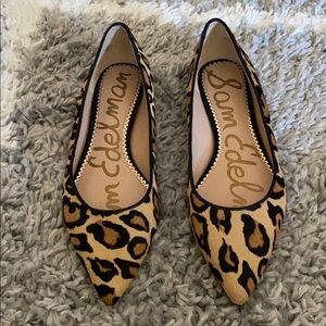 Sam Edelman leopard flats